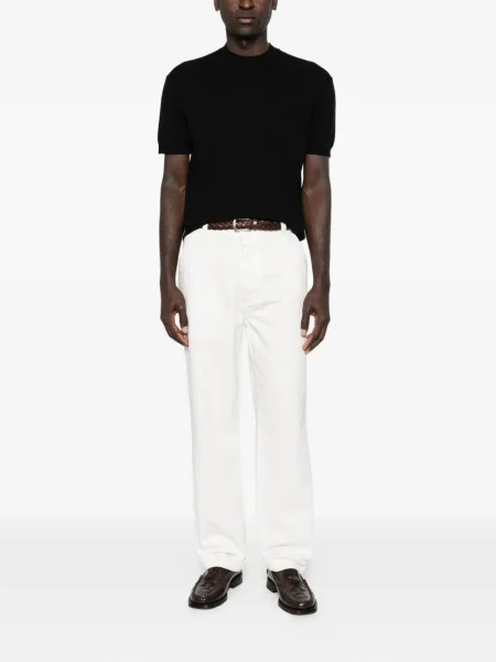 Blugi conici Closed alb