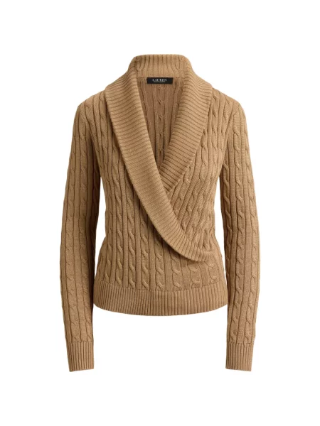Gulerat pulover Lauren Ralph Lauren maro