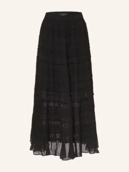 Allsaints Sukně Lotus S Volánky černá