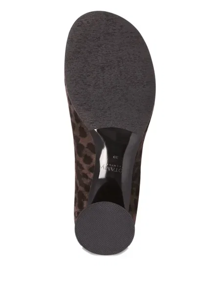 Cizme scurte Potamy cu imagine cu model leopard maro