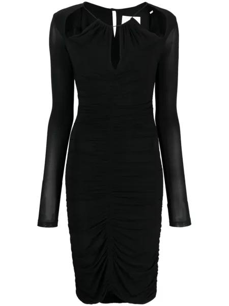 Rochie midi Isabel Marant până la genunchi de costum negru