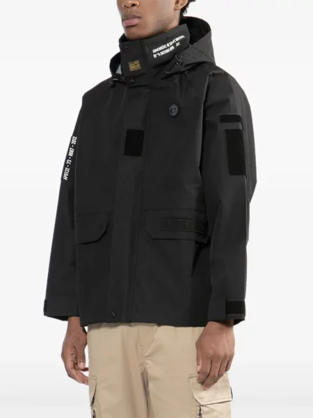 Geacă Aape By A Bathing Ape cu petice negru