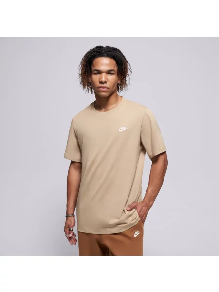 Nike T-Shirt Sportswear Club brązowa