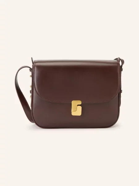 Soeur torebka crossbody skórzana BELLISSIMA MAXI brązowa