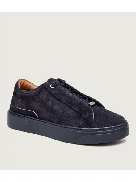 BOSS BLACK Sneakers GaryTenn_sdhdel | piele întoarsă negru