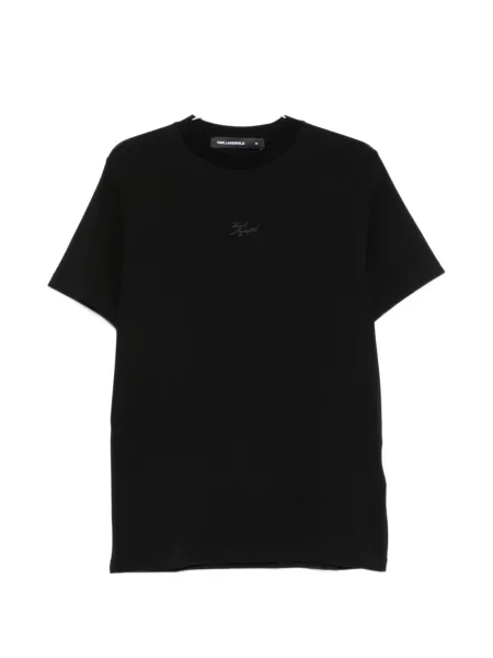 Tricou Karl Lagerfeld cu autograf negru