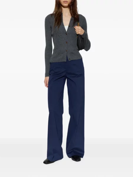 Pantaloni Emporio Armani albastru