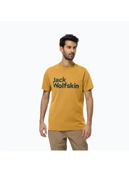 Trekingové tričko Jack Wolfskin Brand žluté