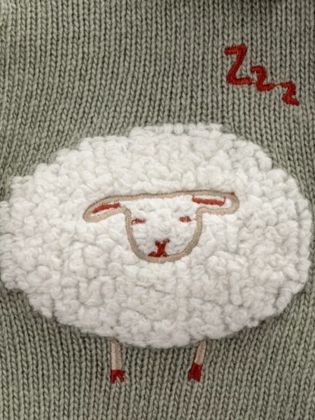 Sweter dziecięcy Knot zielony
