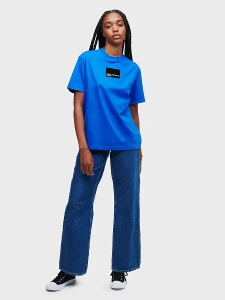 Футболка Karl Lagerfeld Jeans синій