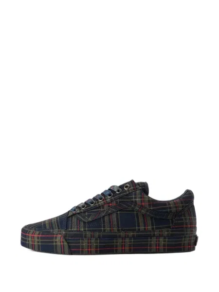 Sneakerși Vans Old Skool în carouri albastru