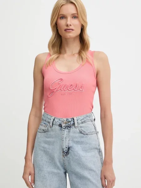 Топ Guess оранжево