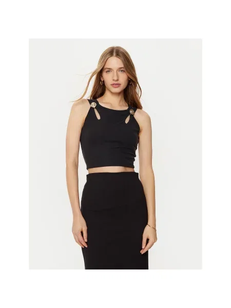 Guess Marškinėliai Regular Fit juoda