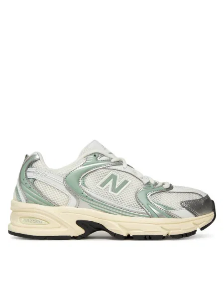 New balance Nízke tenisky mätová / strieborná biela