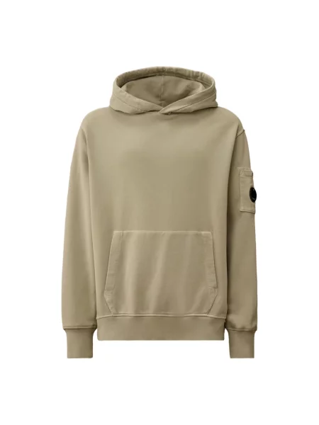 Bluza z kapturem C.p. Company z kapturem zielona