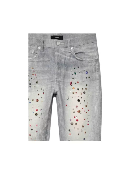 Jeansy Purple Brand szare