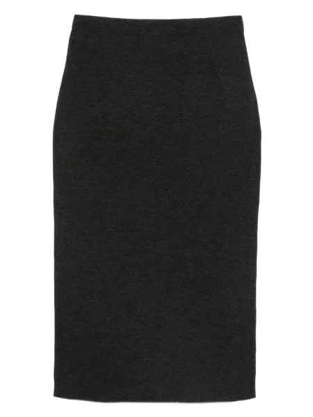 Fustă tip creion Semicouture de lână gri