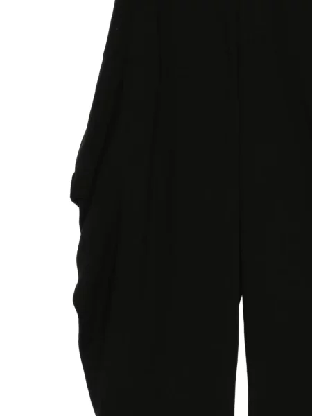 Pantaloni Limi Feu drapate negru