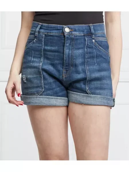 Pinko Pantaloni scurți FRIVOLA | denim albastru