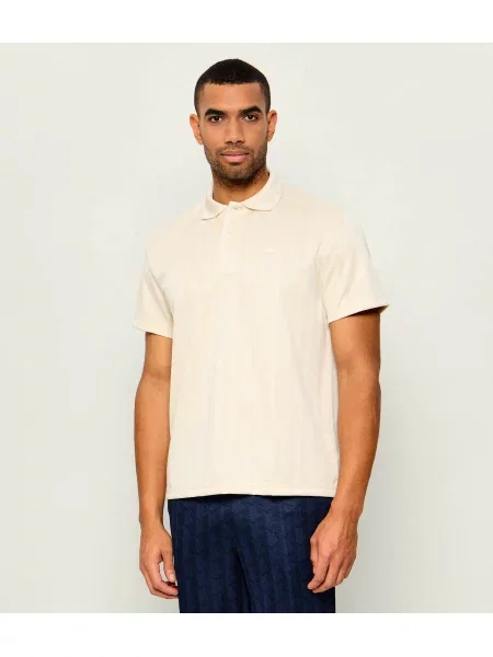 Tricou polo Lacoste clasic bej
