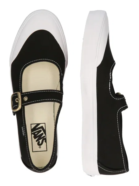VANS Balerini cu glezna negru alb