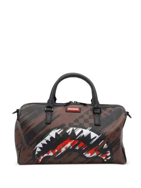 Geantă Sprayground grunge maro