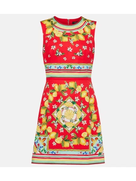 Rochie Dolce&gabbana cu imagine roșu