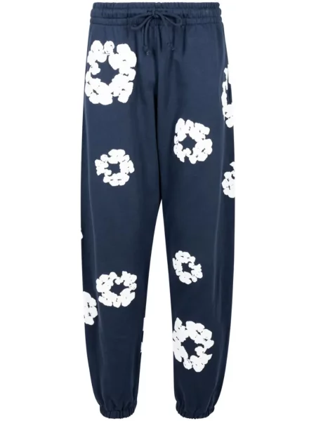 パンツ denim tears Spodnie Denim Tears z nadrukiem niebieskie | Shopsy