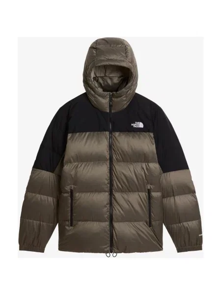 Kurtka z kapturem The North Face Diablo Down zielony oliwkowy S czarny