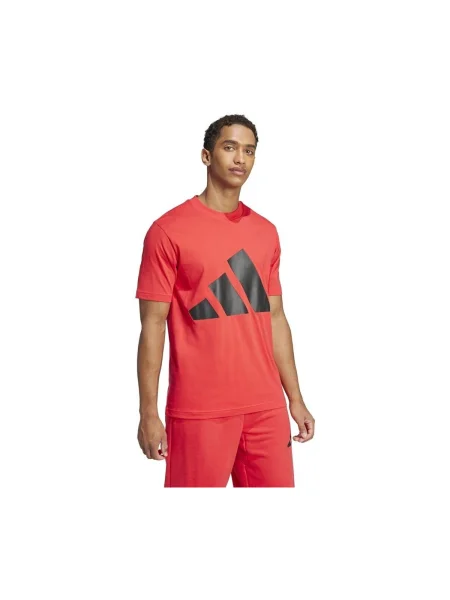 Póló Adidas Sportswear autogrammal piros