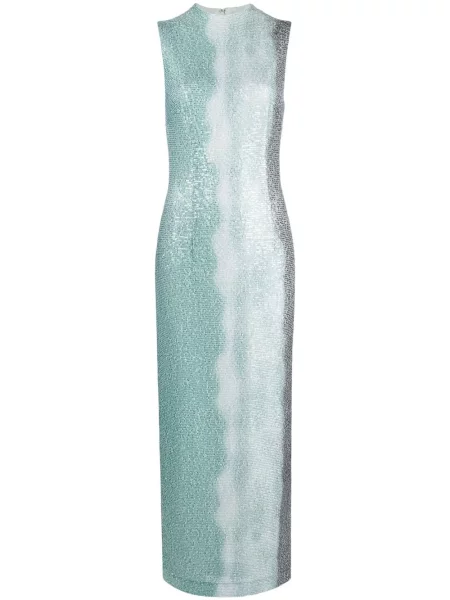 Rochie maxi 16arlington cu paiete de costum verde