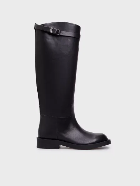 Кожаные сапоги Prpy черные