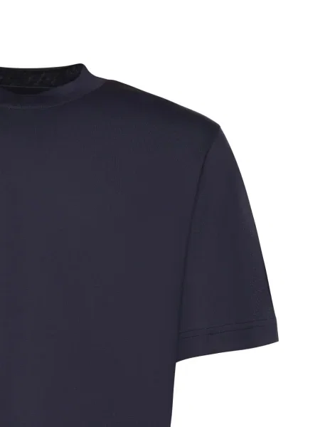 Tricou Eleventy scurt albastru