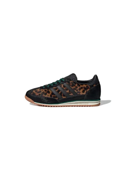 Pantofi Adidas cu imagine cu model leopard negru
