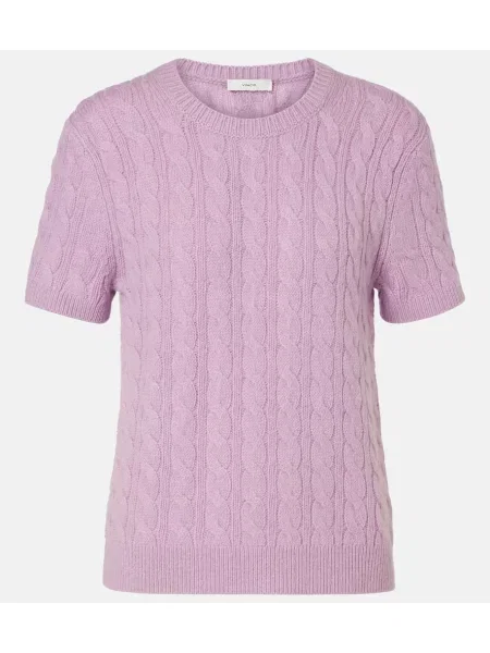 Pulover Vince de lână violet