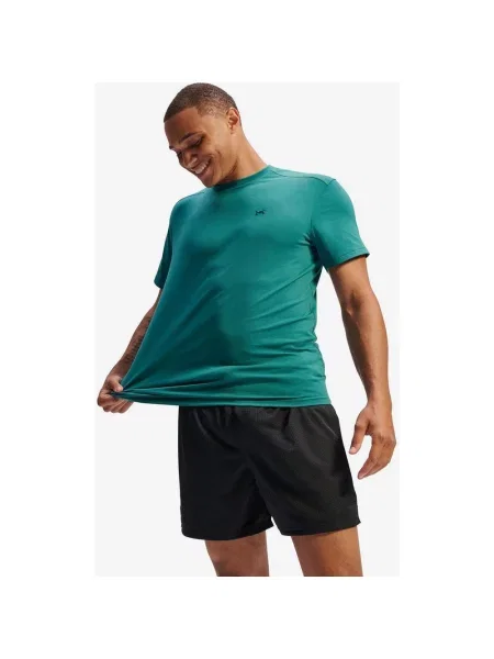 Koszulka z krótkim rękawem Under Armour Bouncy zielono-niebieska S niebieska