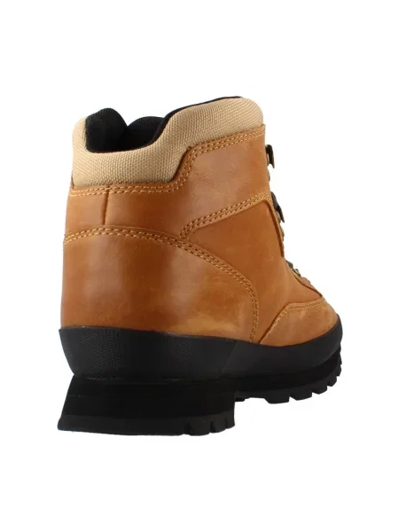 Čipkované členkové topánky Timberland hnedá