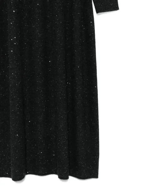 Rochie Antonelli cu paiete de costum negru