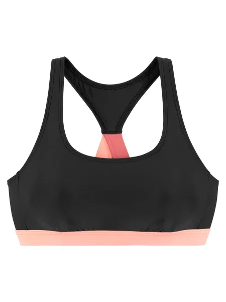 LASCANA ACTIVE Sutien costum de baie / roz pastel negru