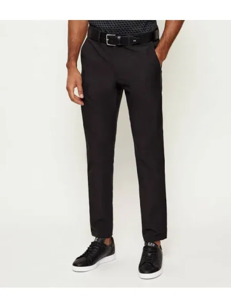 BOSS GREEN Pantaloni chino T_Commuter-SlimTekCo negru