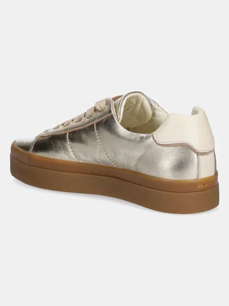 Кожаные кроссовки Gant золотые
