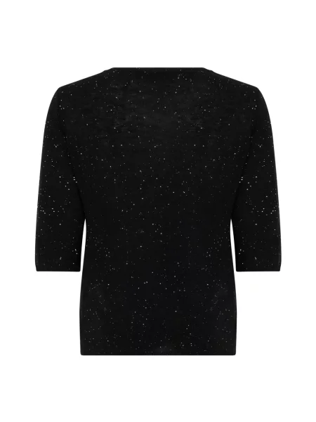 Sweter Fabiana Filippi wełniany czarny