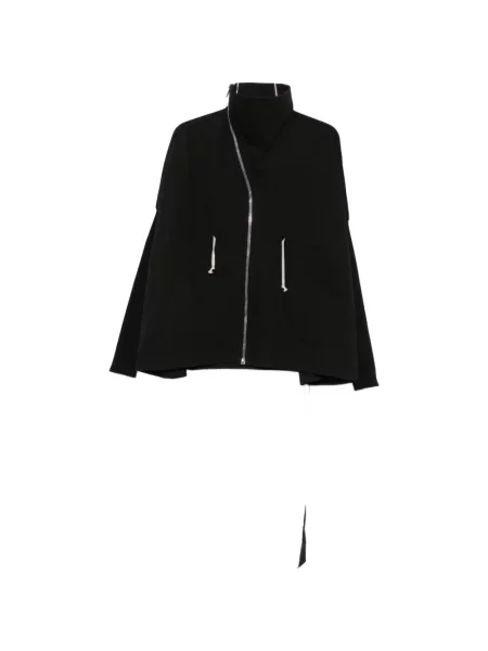 Hanorac cu fermoar Rick Owens Drkshdw asimetric negru