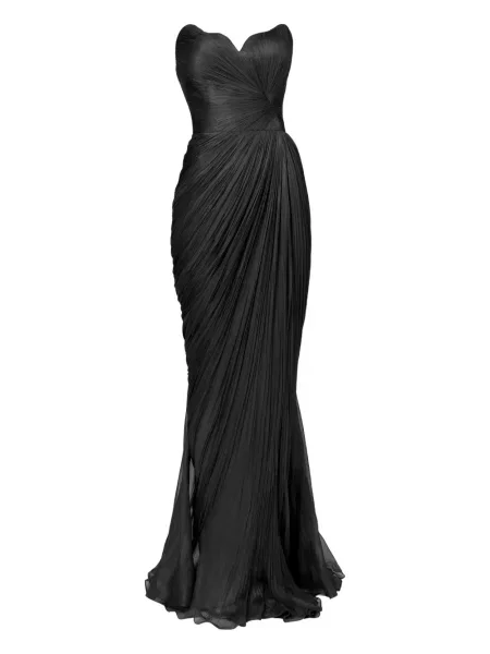 Plisuotas kostiumas suknele Iris Serban juoda