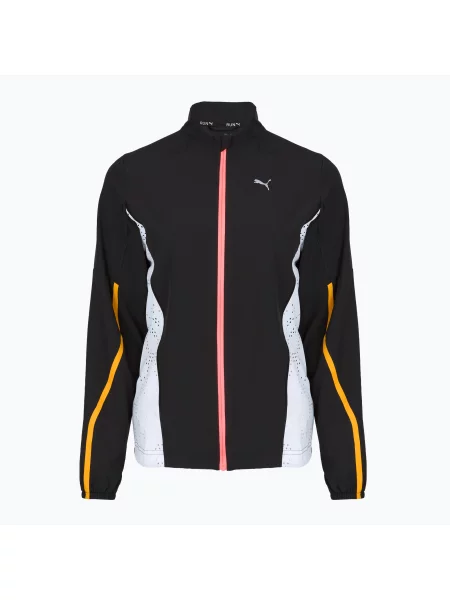 Geacă de alergare pentru femei Puma Run Ultraweave S Woven Jacket black/white alb