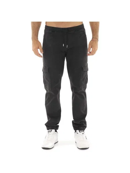 Pantaloni cargo Leone 1947 negru