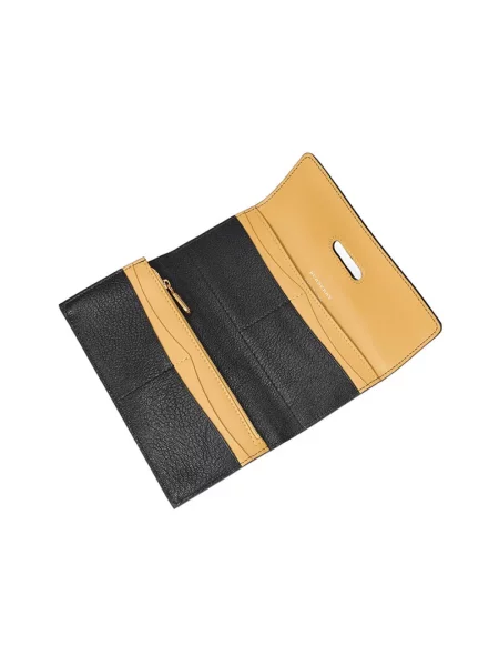 Portfel Burberry skórzany elegancki czarny