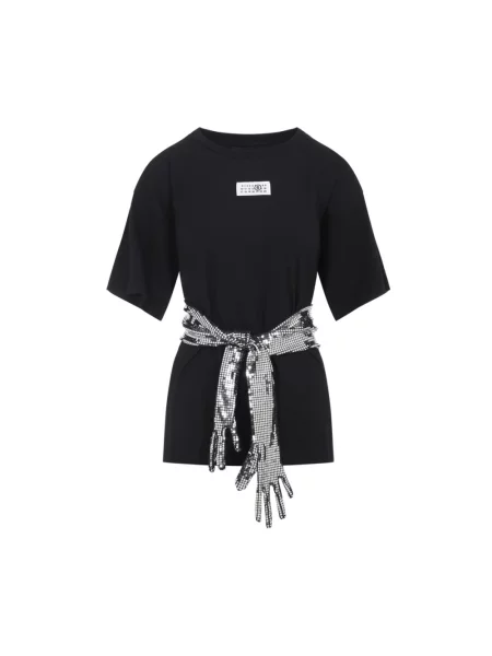 Koszulka Mm6 Maison Margiela czarna