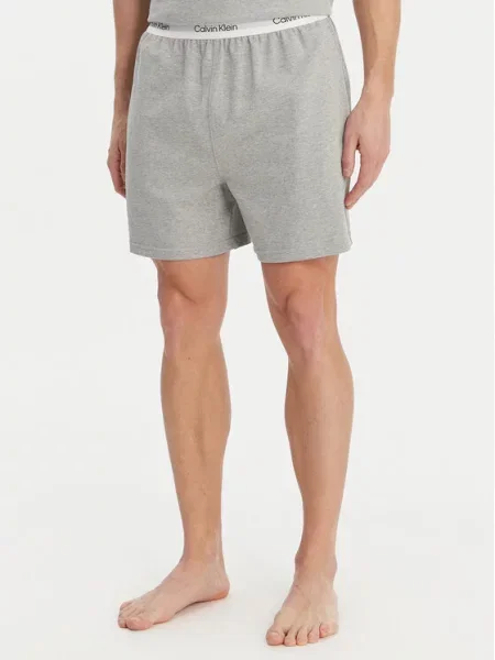 Calvin Klein Szorty Od Piżamy Cotton Jersey grau szare