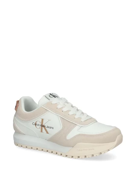 Sneakerși Calvin Klein Jeans cu imagine alb
